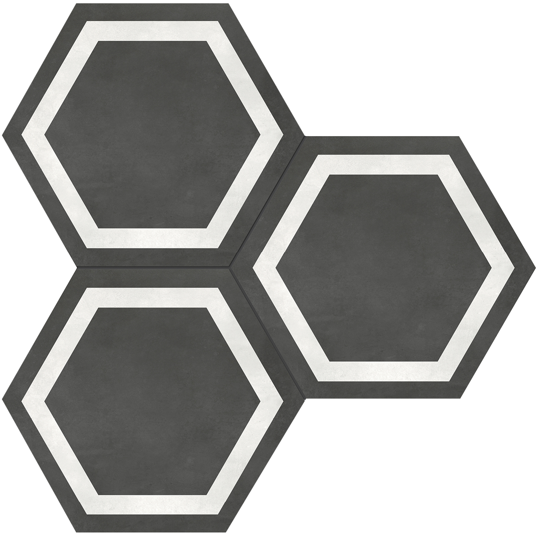 Hexagon Frame Graphite2