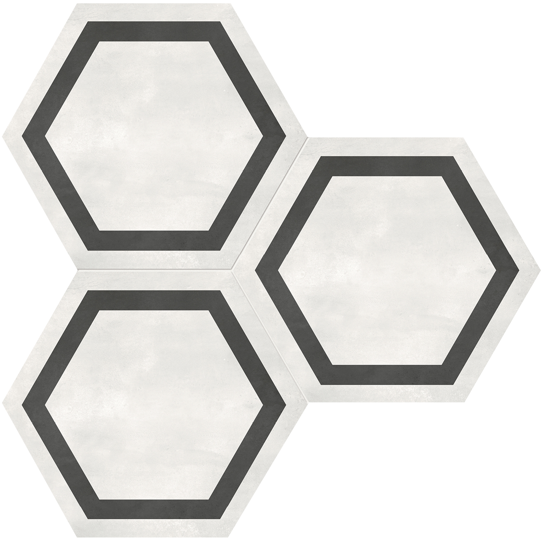 Hexagon Frame Ivory4